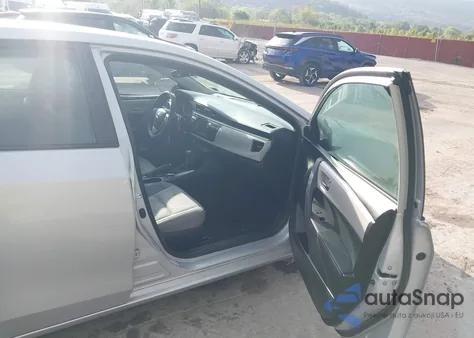 2015 Toyota Corolla Le из США, поврежденный, VIN 2T1BURHE8FC231244